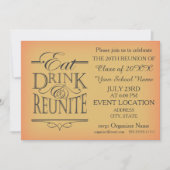 Invitation Conception de l'invitation à la réunion scolaire (Devant)