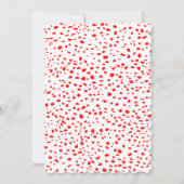 Invitation Conception de l'invitation de la Saint-Galentin (Dos)