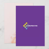 Invitation Conception de logo abstrait géométrique | Branding (Devant / Derrière)