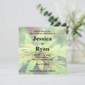 Invitation Conception de mariage de mauvaises herbes non trad (Debout devant)