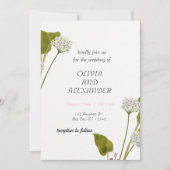 Invitation Conception de mariage élégante (Devant)