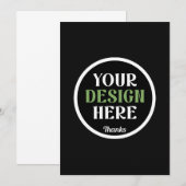 Invitation Conception de nom de couple de mariage personnalis (Devant / Derrière)