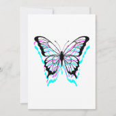 Invitation Conception de papillon de bogue (Devant)