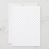 Invitation Conception de photo de baptême de script blanc ser (Dos)