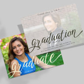 Invitation Conception de photo de script de remise de diplôme