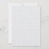 Invitation Conception de photo de script élégant C'est une vi (Dos)