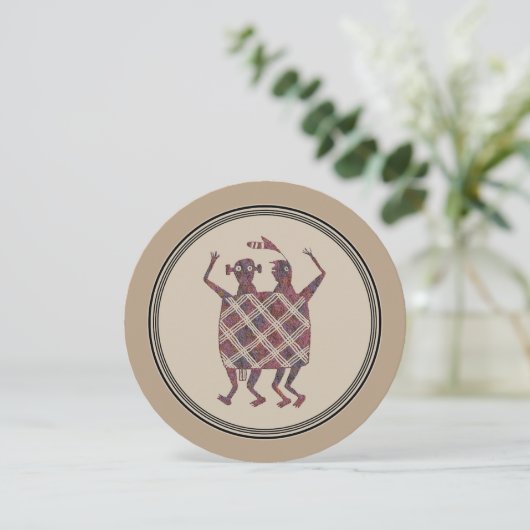 Invitation Conception de poterie Mimbres (Debout devant)