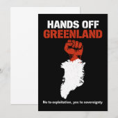 Invitation Conception de protestation de souveraineté du Groe (Devant / Derrière)