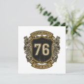 Invitation Conception de qualité supérieure faite en 1976 ave (Debout devant)