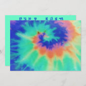 Invitation Conception de regard de colorant (Devant / Derrière)