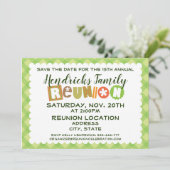 Invitation Conception de réunion de famille (Debout devant)