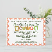 Invitation Conception de réunion de famille (Debout devant)