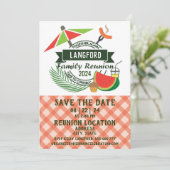 Invitation Conception de réunion familiale (Debout devant)