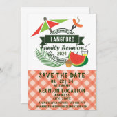 Invitation Conception de réunion familiale (Devant / Derrière)