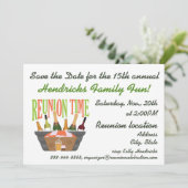 Invitation Conception de réunion familiale. (Debout devant)