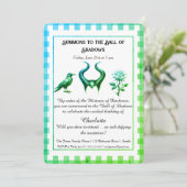 Invitation Conception de script pour anniversaire Dark Fantas (Debout devant)