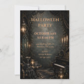 Invitation Conception de soirée pour une fête gothique d'Hall (Devant)
