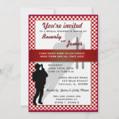 Invitation Conception de tableau de Fête de la mariée de (Devant)