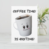 Invitation Conception de tasse de café cool haute qualité (Debout devant)