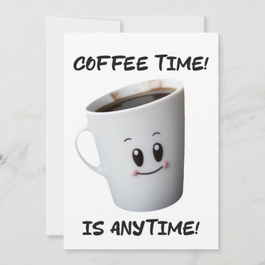 Invitation Conception de tasse de café cool haute qualité (Dos)