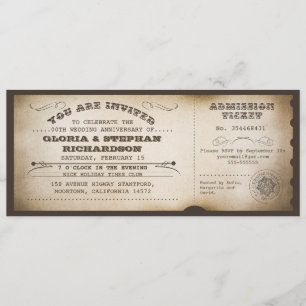 Invitation conception de typographie de billet d'anniversaire