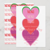 Invitation Conception de typographie pour la fête de la Galen (Devant / Derrière)