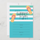 Invitation Conception d'invitation d'amusement de partie (Devant)