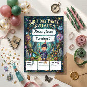 Invitation Conception d'invitation d'anniversaire de Petit Ma