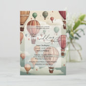 Invitation Conception d'invitation de mariage de Whimsical Ho (Debout devant)