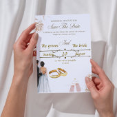 Invitation Conception d'invitation de mariage élégante - Beau