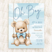 Invitation Conception d'invitation pour une Baby Shower Ourso