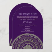 Invitation Conception d'invitation Sri Lanka (Devant / Derrière)
