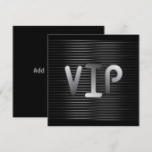 Invitation Conception d'invitation VIP (Devant / Derrière)