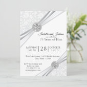 Invitation Conception du 75e anniversaire de diamant (Debout devant)