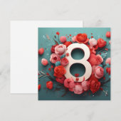 Invitation conception du 8 mars (Devant / Derrière)