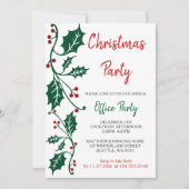 Invitation Conception du bureau de Noël (Devant)