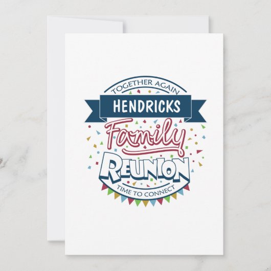 Invitation Conception du regroupement familial (Devant)