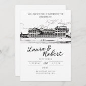 Invitation Conception d'un lieu personnalisé pour l'hôtel Bea (Devant / Derrière)