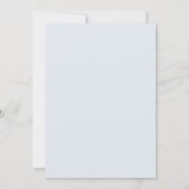 Invitation Conception éditable de Baby Shower Ourson Bleu Mig (Dos)