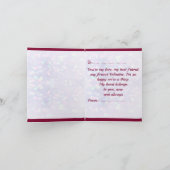 Invitation Conception élégante de coeurs rouges et dorés pour (Intérieur)