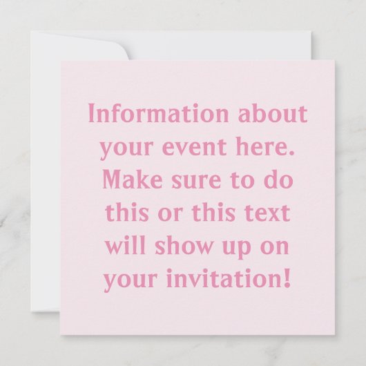 Invitation Conception guitare (Dos)