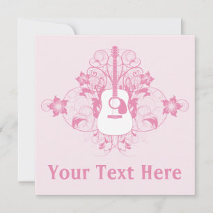 Invitation Conception guitare