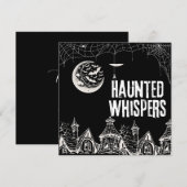 Invitation Conception Joyeux Halloween (Devant / Derrière)