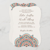 Invitation Conception Mandala classique (Devant / Derrière)