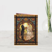 Invitation Conception mariage en verre traditionnel (Dos)