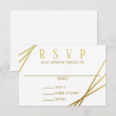 Invitation Conception mi-siècle - RSVP (Devant / Derrière)