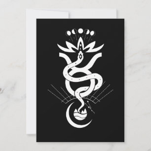 Invitation Conception originale pour l'impression Serpent 202