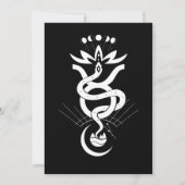 Invitation Conception originale pour l'impression Snake 2025, (Devant)