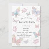 Invitation Conception papillon (Devant)