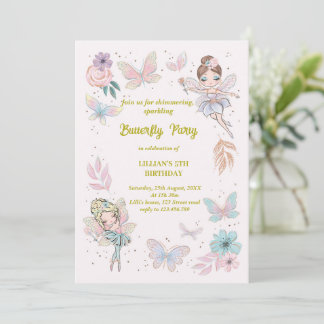 Invitation Conception papillon